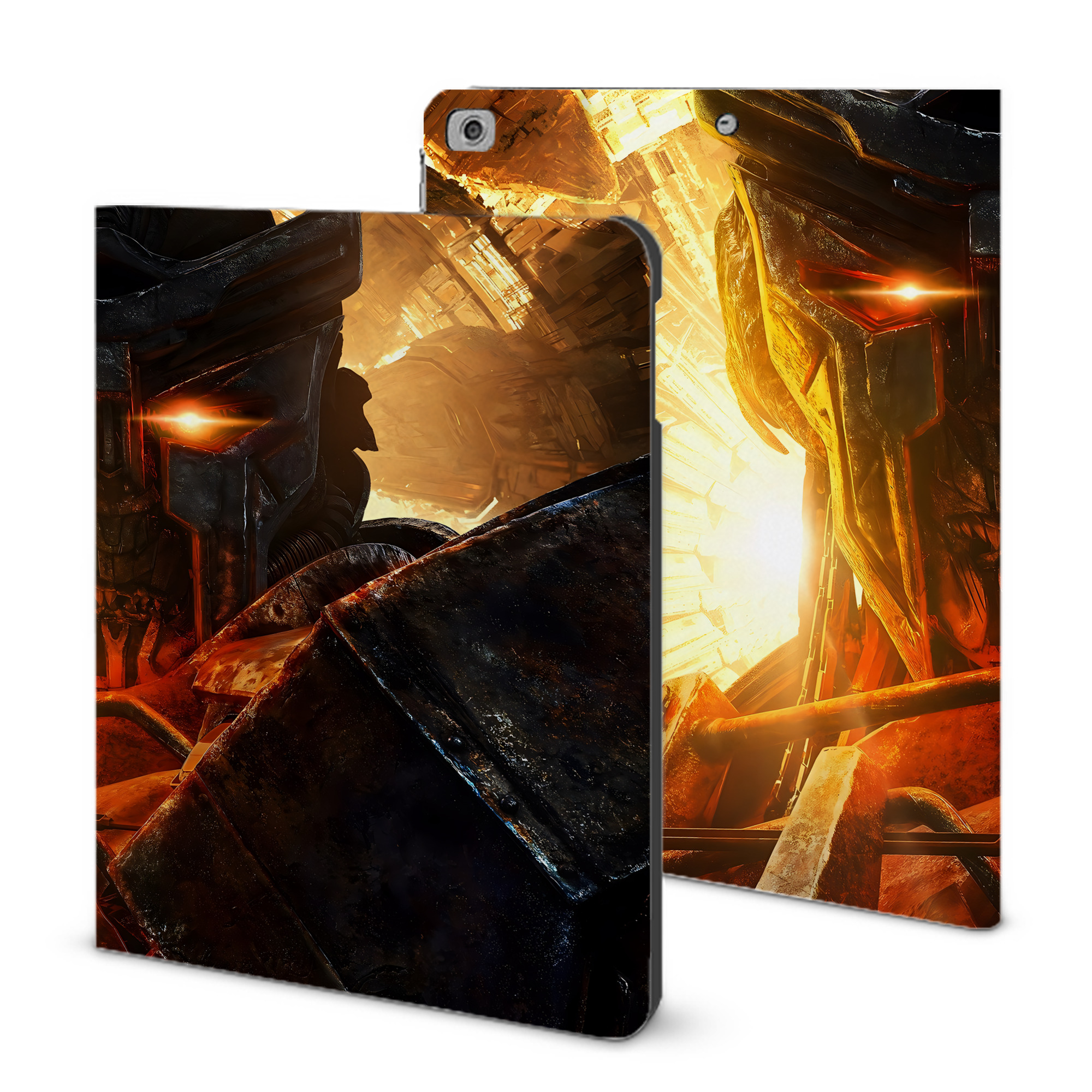 （画像用） Transformers トランスフォーマー IPad ケース ブック型 PUレザー TPU 耐衝撃 軽量 薄型 ペン収納なし 全面保護 IPad 各モデル対応